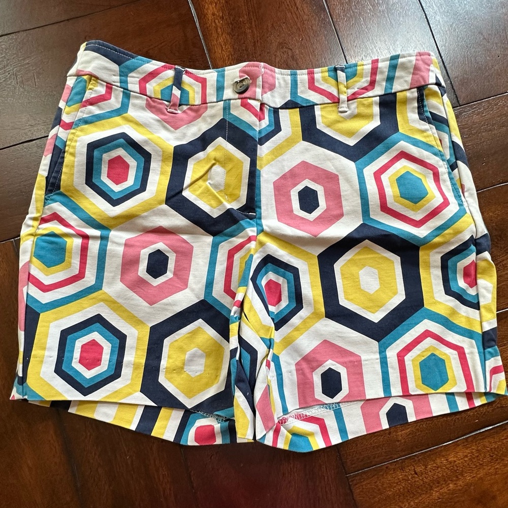 Boden Multicolor Geometric Women Shorts